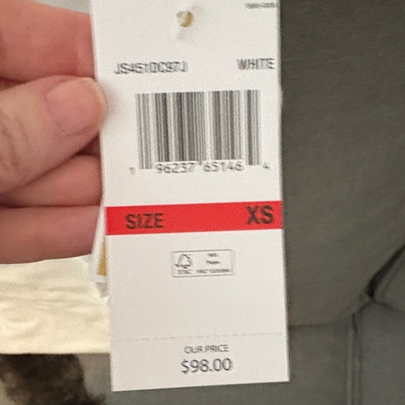 Michael Kors Cream Tee with Gold Studded Logo - Picture 2 of 6